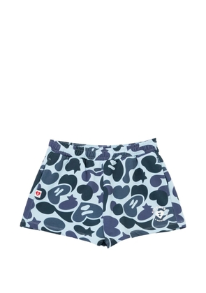 APEE™ by *A BATHING APE® camouflage-print shorts - Blue