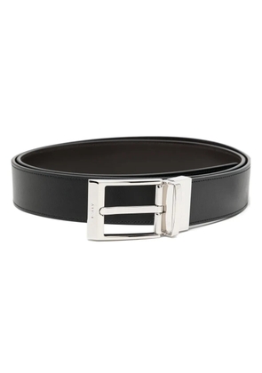 Bally leather bucket belt - Black