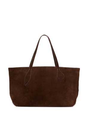 Liffner Sprout suede tote bag - Brown