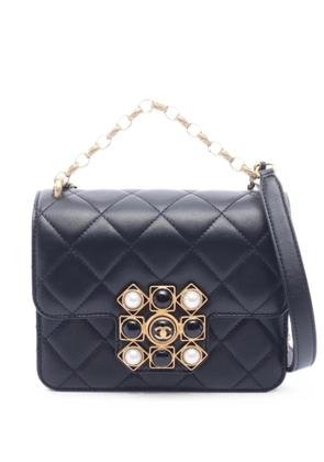 CHANEL Pre-Owned 2020-2021 Matelasse chain shoulder bag - Black