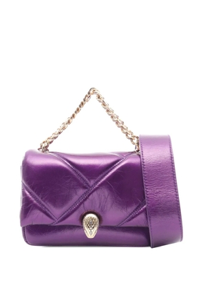 Bvlgari Pre-Owned 2010-2026 Mini Metallic Leather Serpenti Cabochon satchel - Purple