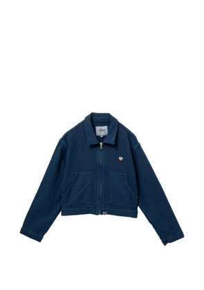 APEE™ by *A BATHING APE® logo-patched cropped jacket - Blue