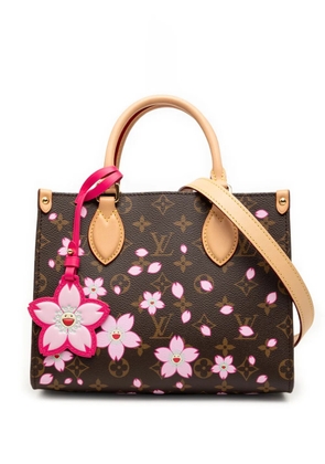 Louis Vuitton Pre-Owned 2021-2026 Takashi Murakami Cherry Blossom Monogram OnTheGo PM satchel - Brown