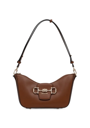 GUESS USA Janie horsebit shoulder bag - Brown
