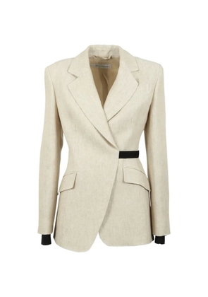 Max Mara belted peak-lapel blazer - Neutrals