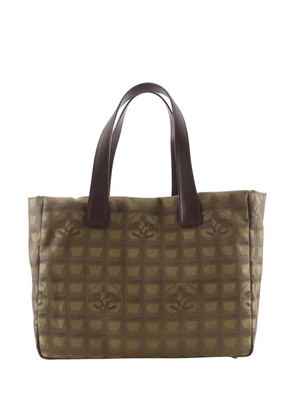 CHANEL Pre-Owned 2002-2003 New Travel Line Nylon tote bag - Brown