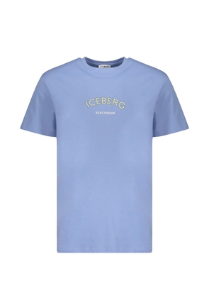 Iceberg logo-print short-sleeve T-shirt - Blue