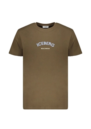 Iceberg logo-print short-sleeve T-shirt - Brown