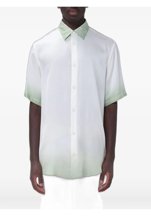 Emporio Armani ombré-effect short-sleeve shirt - White