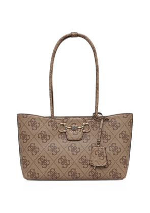 GUESS USA monogram-print horsebit tote bag - Neutrals