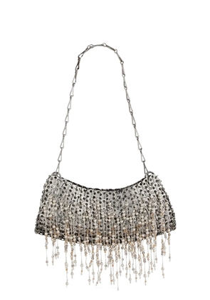 Rabanne 1969 fringed shoulder bag - Silver