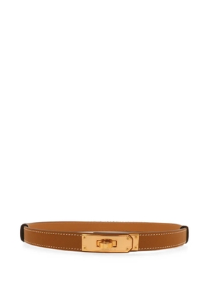 Hermès Pre-Owned Kelly 18 Epsom-leather belt - Neutrals