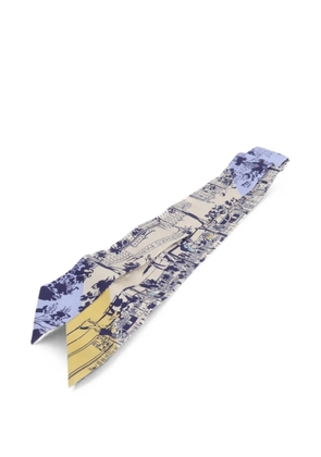 Hermès Pre-Owned A l'Ombre des Boulevards Twilly scarf - Neutrals