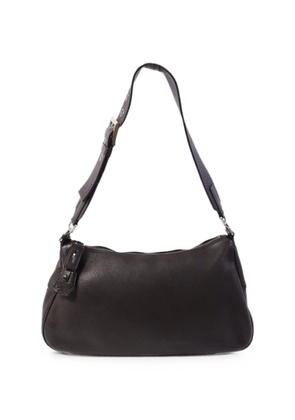 Prada Pre-Owned buckled leather shoulder bag - Brown