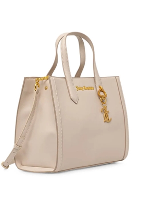 Juicy Couture logo-plaque tote bag - Neutrals