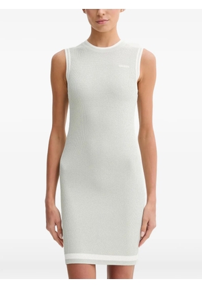 GUESS USA Gabry perforated-knit sleeveless mini dress - Grey