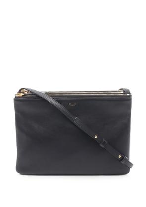Celine Pre-Owned 2010s large Trio cross body bag - Black