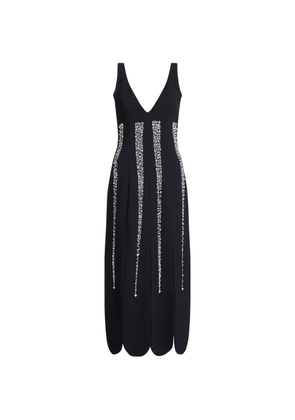 Markarian Brandy pearl-embellished midi dress - Black