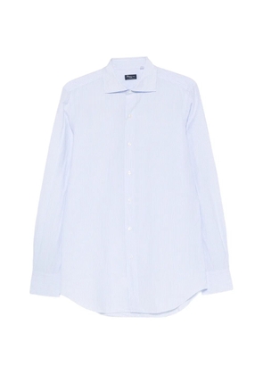Finamore 1925 Napoli vertical-stripe long-sleeve shirt - Blue