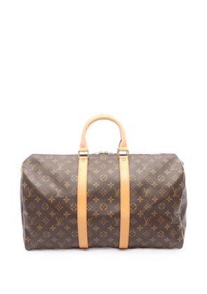 Louis Vuitton Pre-Owned 1997 Monogram Keepall 45 Boston luggage bag - Brown