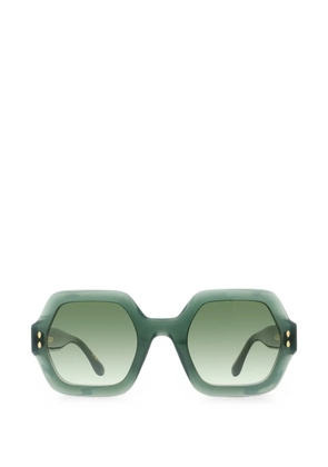 Isabel Marant Eyewear Ely geometric-frame sunglasses - Green