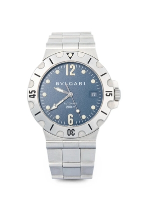 Bvlgari Pre-Owned Diagono Scuba 38mm watch - Blue