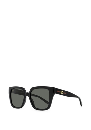 Gucci Eyewear Interlocking GG Web-stripe sunglasses - Black