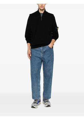 Stone Island quarter-zip sweater - Black