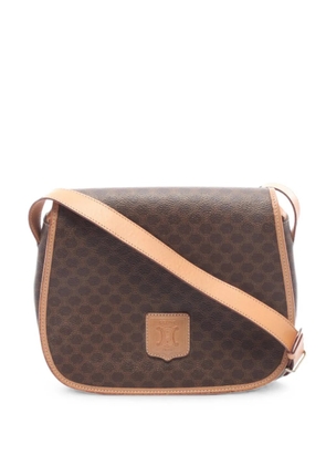 Celine Pre-Owned 2000s Macadam cross body bag - Brown