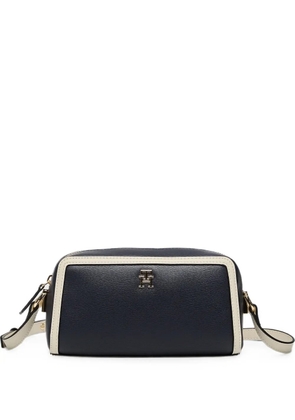 Tommy Hilfiger logo-plaque monogram strap shoulder bag - Blue