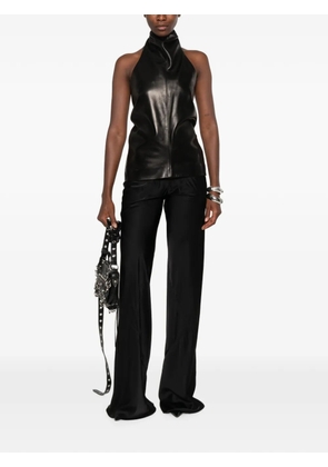 Rick Owens Bias panelled wide-leg trousers - Black