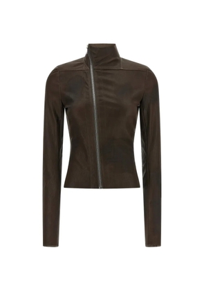 Rick Owens Tower Gary JKT asymmetrical-zip jacket - Brown