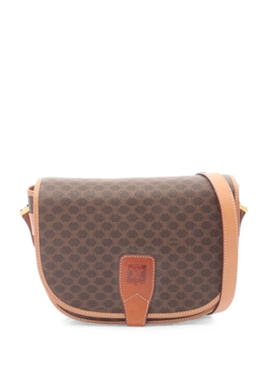 Celine Pre-Owned 2000s Macadam cross body bag - Brown