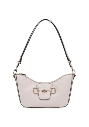 GUESS USA Janie horsebit-detail shoulder bag - Neutrals