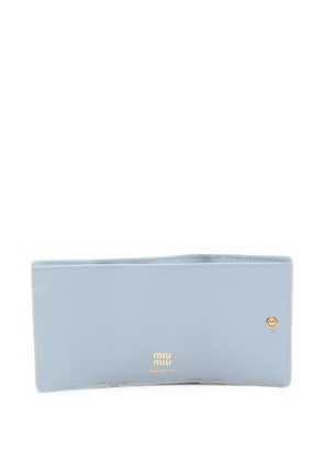 Miu Miu Pre-Owned 2020s Vitello Phenix trifold wallet - Neutrals