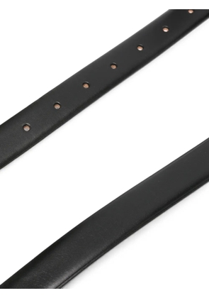 Déhanche Hollyhock Mix buckle belt - Black