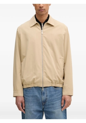 Karl Lagerfeld zip-up elasticated-hem jacket - Neutrals