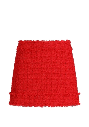 Dolce & Gabbana Rachel tweed mini skirt - Red