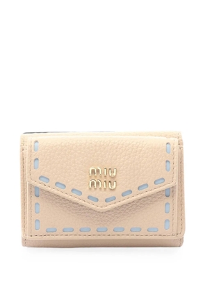 Miu Miu Pre-Owned 2020s Phenix trifold wallet - Neutrals