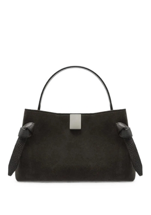 Yuzefi Gyoza suede tote bag - Brown