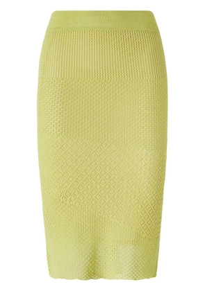 PINKO knitted midi skirt - Green