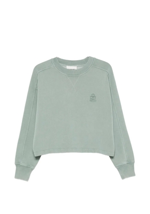 MARANT ÉTOILE Sunny logo-embroidered sweatshirt - Green