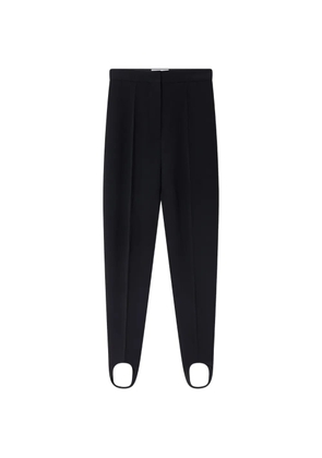 Stella McCartney stirrup-cuff tailored trousers - Black