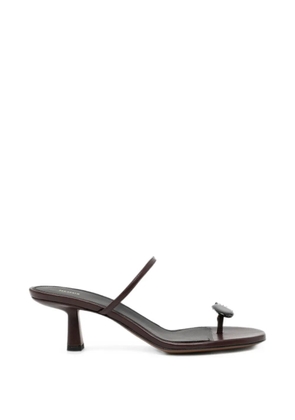 NEOUS pebble-embellished thong sandals - Brown