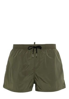 DSQUARED2 elasticated-waistband swim shorts - Green