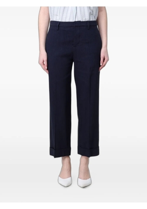 Tela Andrew cropped trousers - Blue