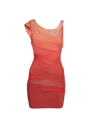 Hervé Léger Pre-Owned Bandage mini dress - Red