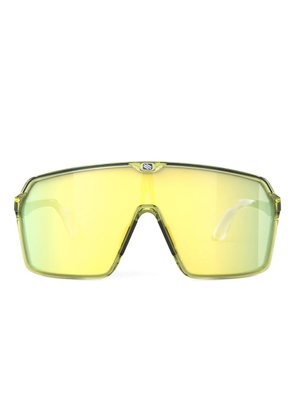 Rudy Project Spinshield geometric-frame sunglasses - Green