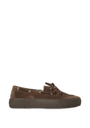 Copenhagen lace-up suede loafers - Brown