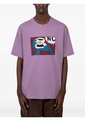 BY PARRA Not You graphic-print T-shirt - Purple